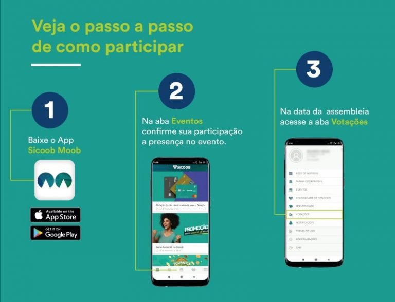 Sicoob Médio Oeste realiza AGO online. Associado deve baixar aplicativo para acompanhar!