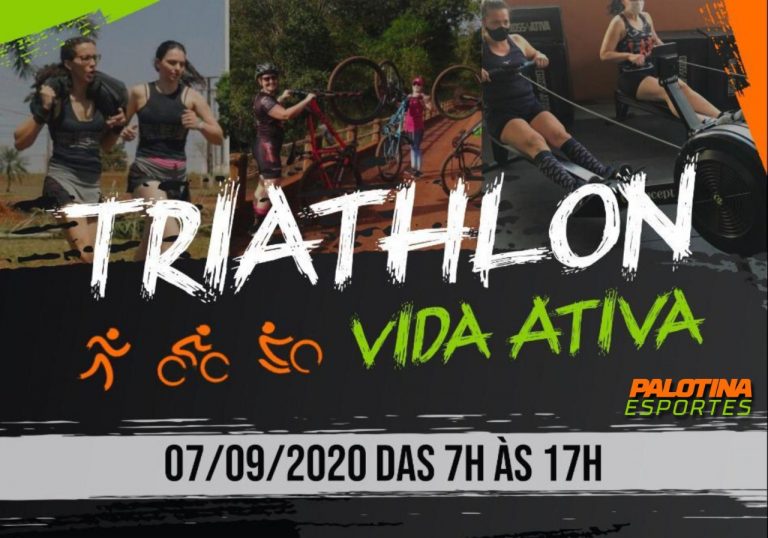 Triathlon Vida Ativa acontece na segunda-feira com apoio da Palotina Esportes