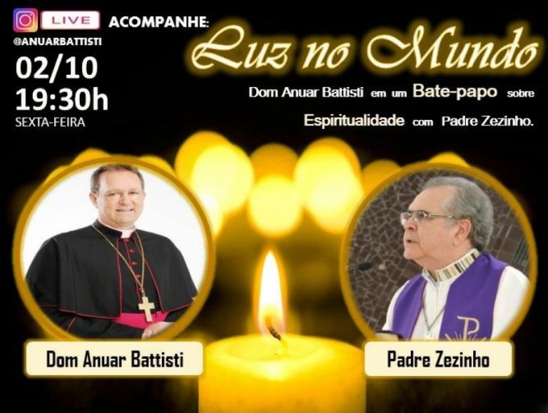 Dom Anuar Battisti e Padre Zezinho juntos em live nesta sexta-feira