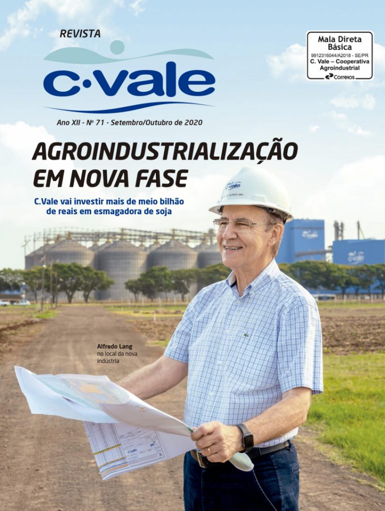 Construção da indústria esmagadora de soja é o tema principal da revista de outubro!