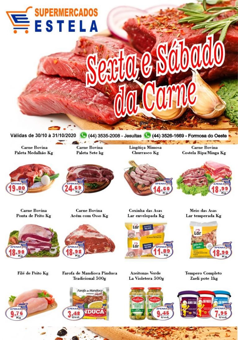 Final de Semana da Carne no Supermercado Estela!