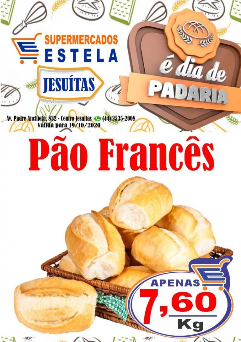 Hoje é dia de padaria no Estela de Jesuítas!