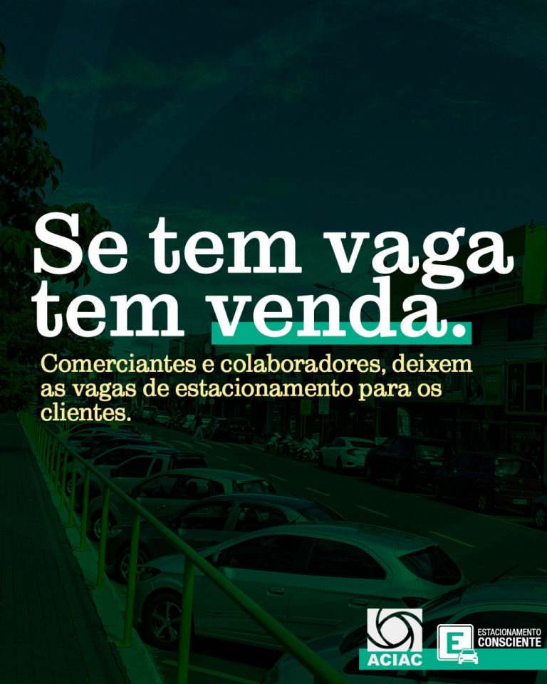 ACIAC inicia campanha sobre estacionamento consciente!