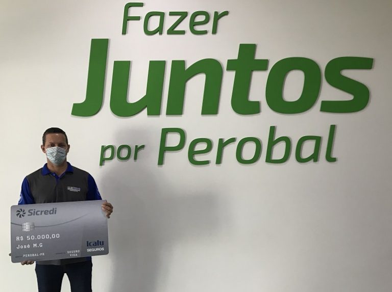 Associado de Perobal (PR) é premiado em sorteio de seguro de vida da Sicredi Vale do Piquiri Abcd PR/SP