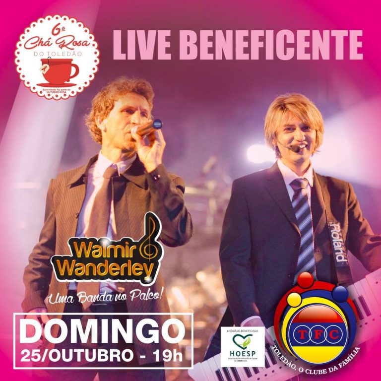 Walmir e Wanderley: live beneficente neste domingo!