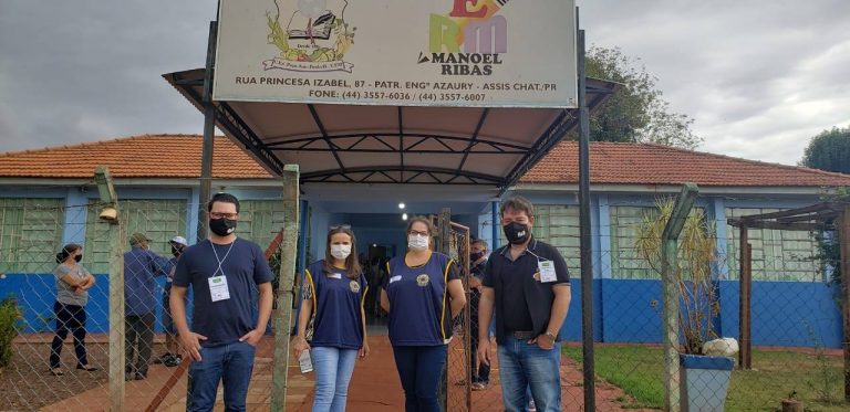 Comitê 9840 da OAB de Assis Chateaubriand em ação neste domingo de eleições