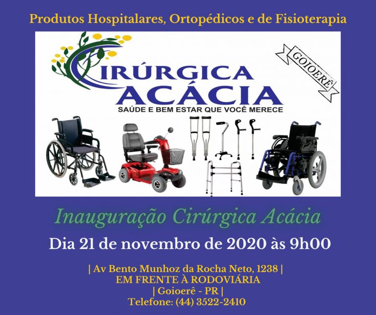 Cirúrgica Acácia inaugura loja 2 neste sábado em Goioerê