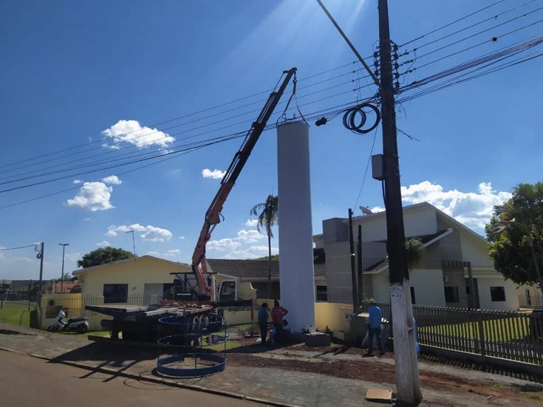 Paróquia São Roque de Nova Aurora terá caixa d’água para armazenar água de poço artesiano