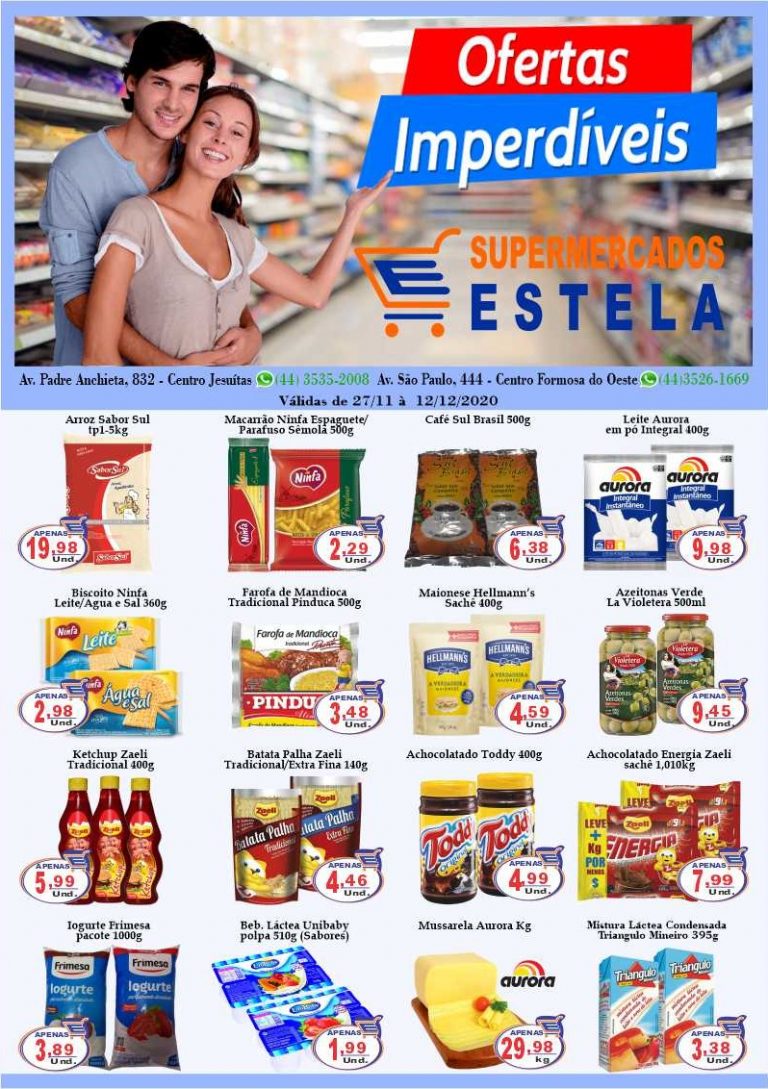 Economia e qualidade é no Supermercado Estela!
