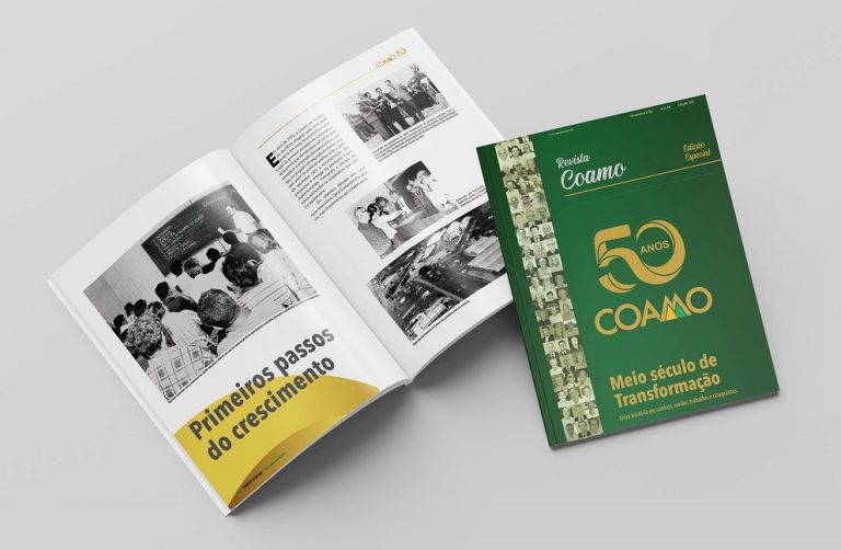 Revista Coamo destaca os 50 anos da cooperativa