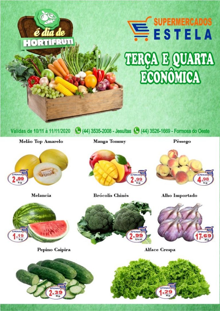 Economia todo dia é no Supermercado Estela