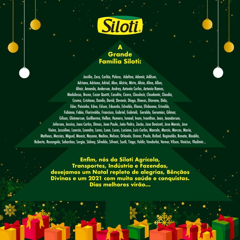 Mensagem especial de Natal da Família Siloti Agrícola e Indústria >>>>