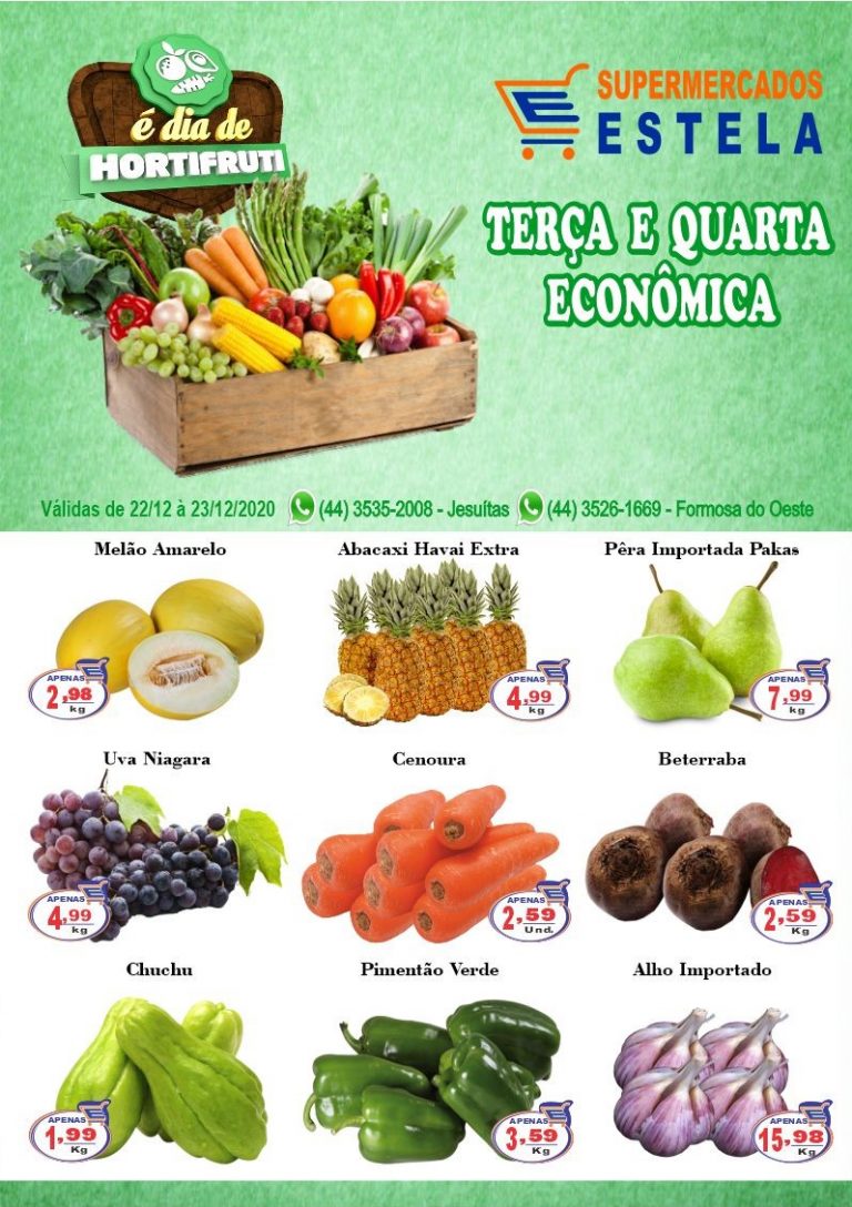 Faça economia no Supermercado Estela!