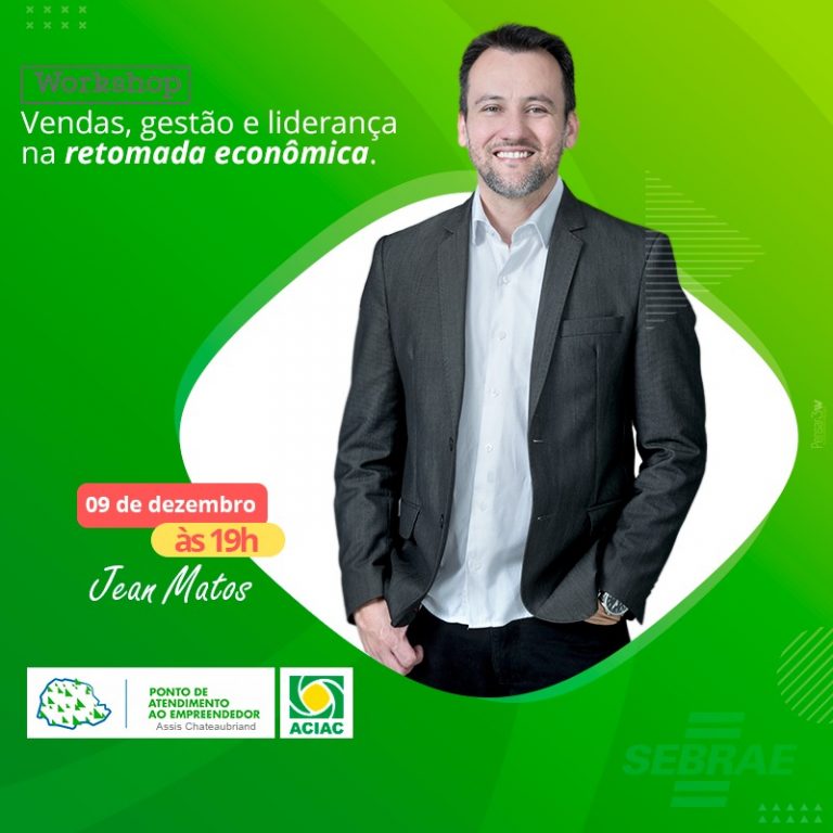 ACIAC promove workshop com o Jean Matos!