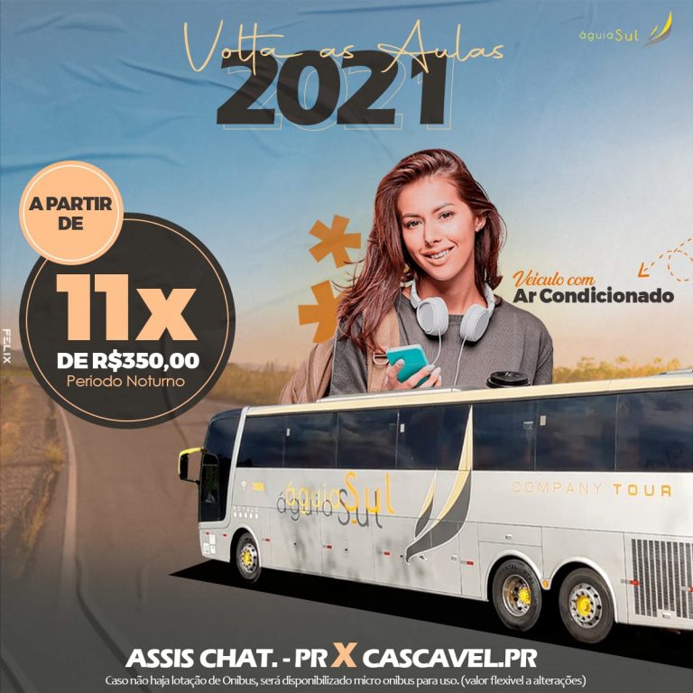 Águia Sul Turismo: Conforto e comodidade para você que vai estudar em Cascavel