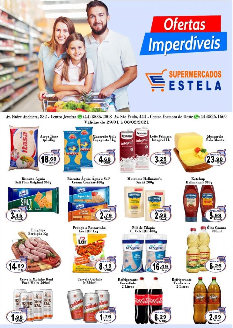 Economia todo é no Supermercado Estela!