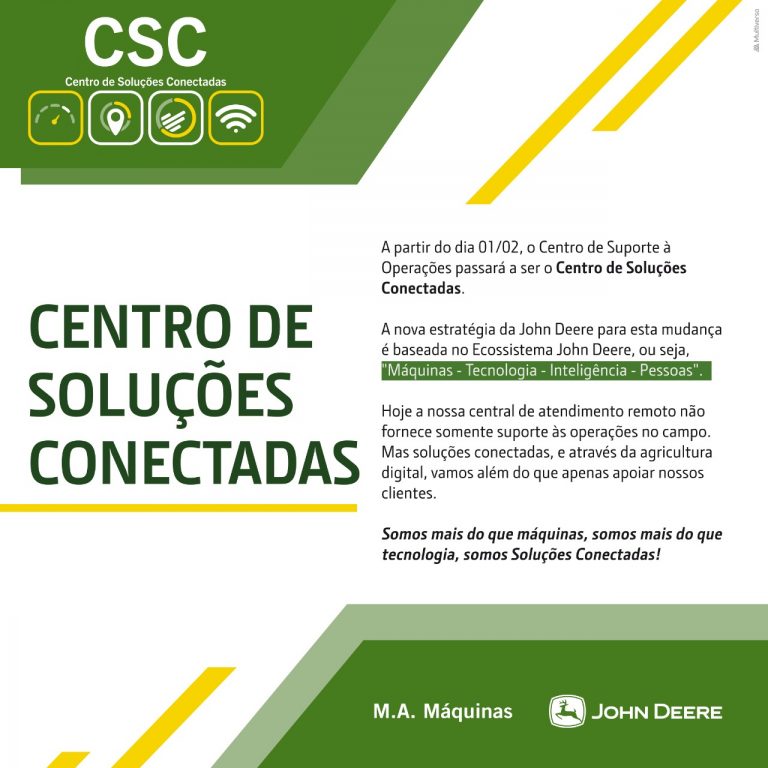 Centro de Soluções Conectadas MA Máquinas/John Deere