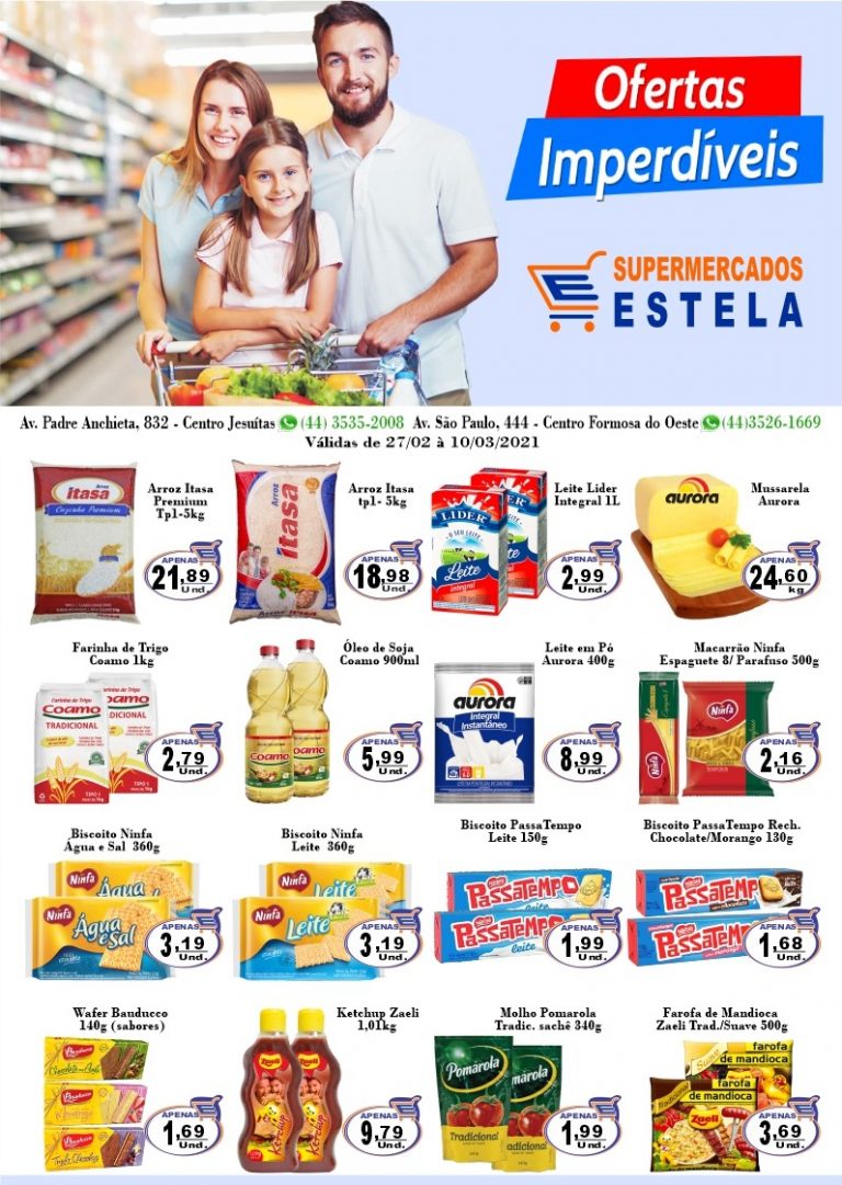 Economia todo dia é o Supermercado Estela!