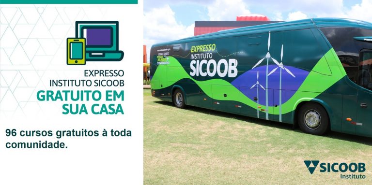 Expresso Instituto Sicoob: 96 cursos gratuitos à toda comunidade!