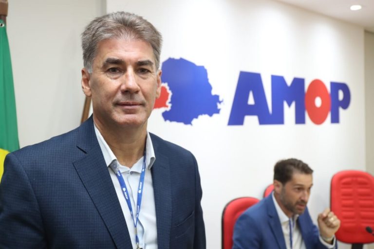Mensagem do presidente da Amop, Leonaldo Paranhos, em apoio à candidatura de Júnior Weiller à presidência da AMP
