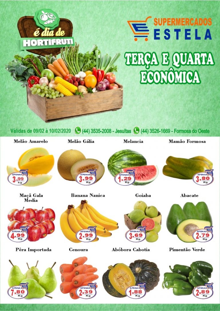 Economia todo dia é o Supermercado Estela!