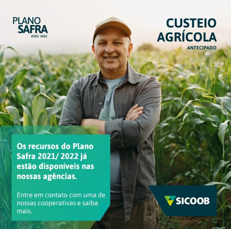 Plano Safra 2020/2021: Antecipe o custeio agrícola com o Sicoob Médio Oeste