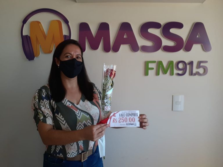 Massa FM sorteia 17 prêmios da promoção “Mulher Massa” e entrega mais um vale-compra na parceria com Rampani Supermercado