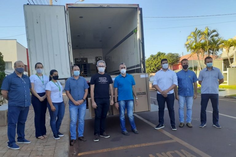 Hospital Beneficente Moacir Micheletto recebe respiradores doados pelas cooperativas