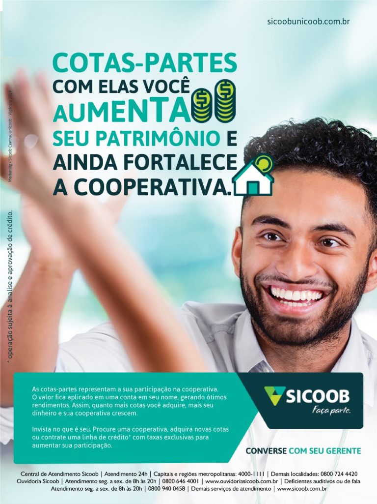 Aumente seu patrimônio e fortaleça sua cooperativa