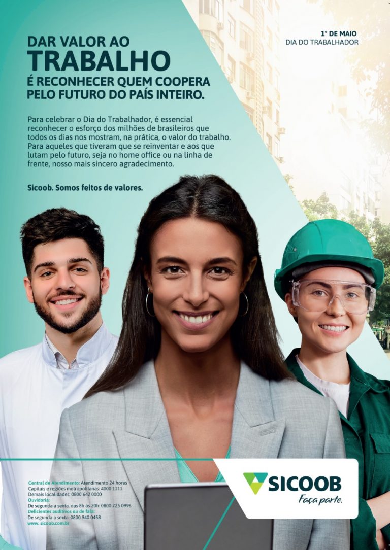 Dia do Trabalhador: Homenagem do Sicoob Médio Oeste