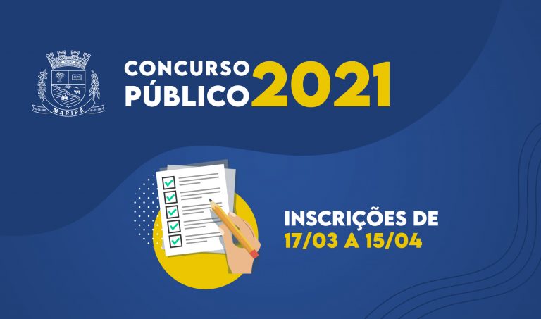Inscrições para o Concurso Público vão até dia 15 de abril em Maripá