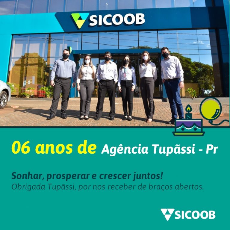 Sicoob Médio Oeste comemora 6 anos da agência de Tupãssi