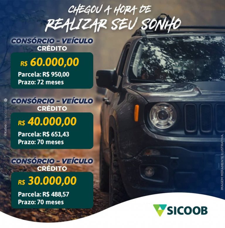 Chegou a hora de realizar seu sonho. Conte com o Sicoob Médio Oeste