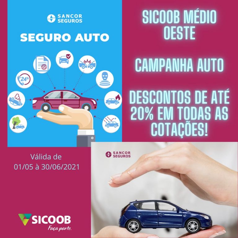 Seguro Auto Sicoob: Descontos de até 20% em todas as cotações!