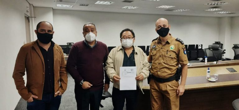 Prefeito Culestino participa de audiência com representantes da secretaria de Segurança Pública