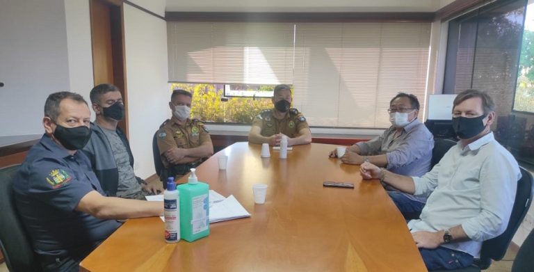 Dr. Culestino participa de audiência com Tenente Coronel Kamakawa em Cascavel