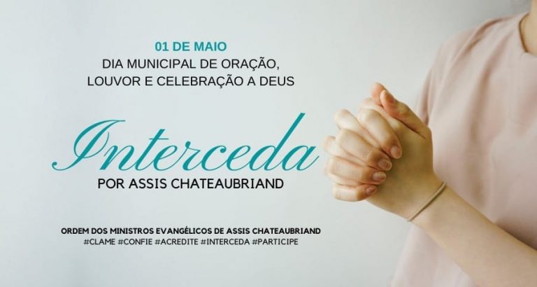 OMEAC: Programação do Dia Municipal de Oração, Louvor e Adoração a Deus