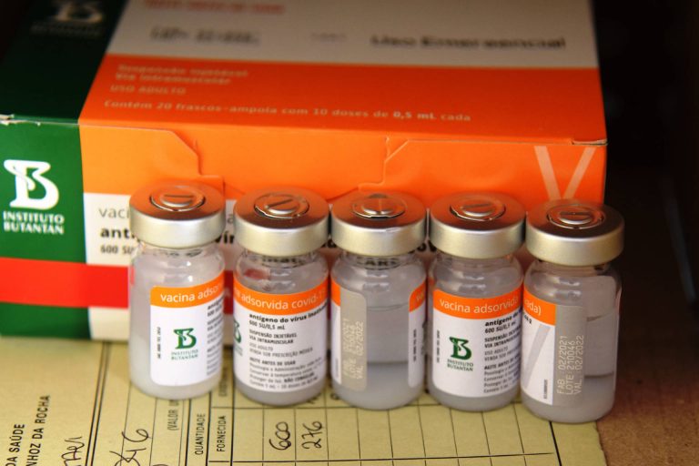 Nova remessa da Coronavac com 57,8 mil doses chega neste sábado