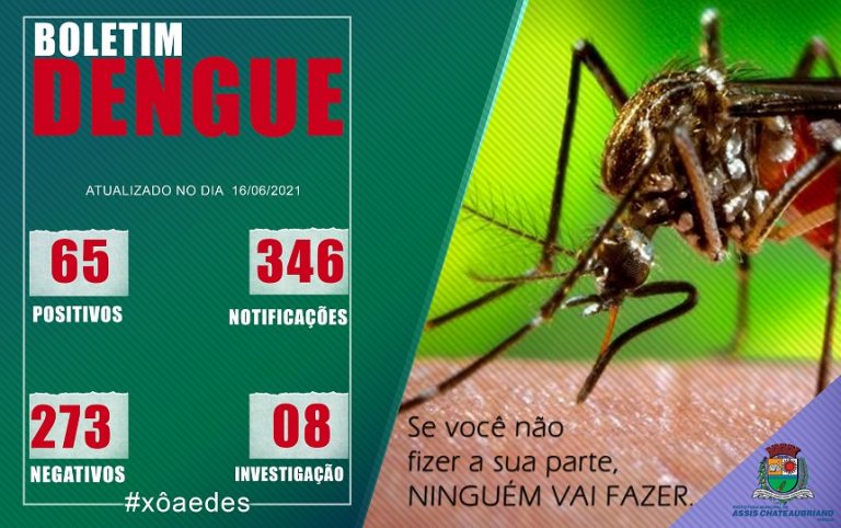 Semana sem novos casos de dengue em Assis Chateaubriand