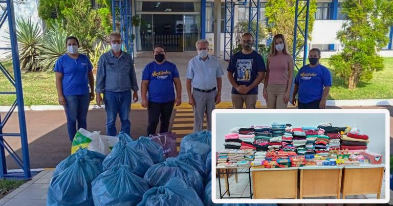 Unimeo repassa à Assistência Social donativos da Campanha de Inverno 2021
