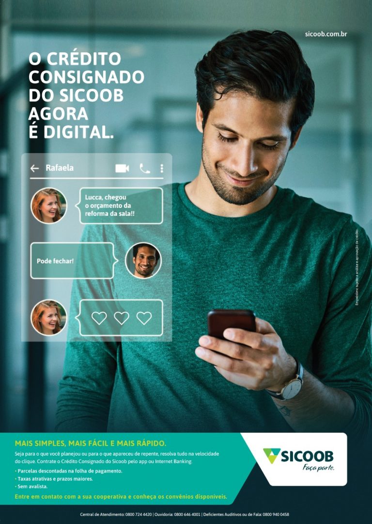 Crédito Consignado do Sicoob agora é digital. Saiba como contratar!