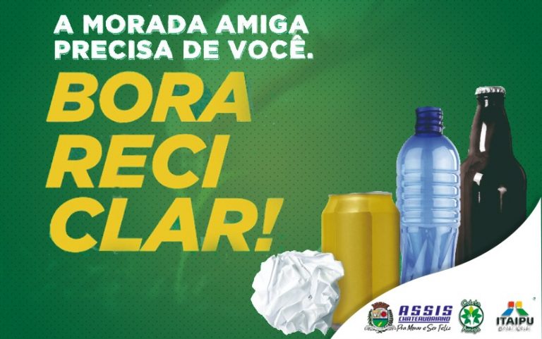 Coleta de resíduos recicláveis em comunidades rurais em Assis Chateaubriand