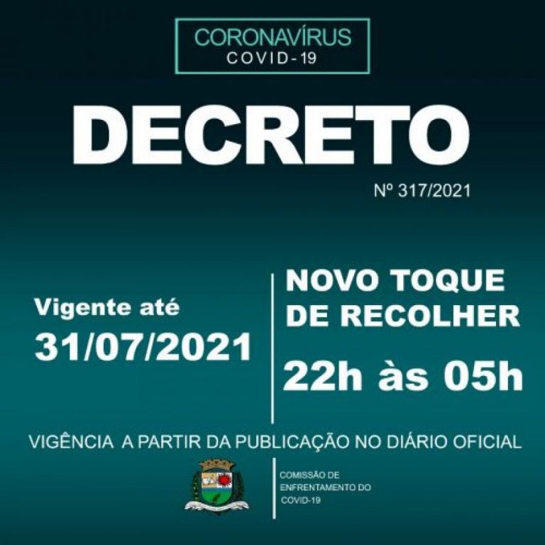 Assis Chateaubriand prorroga decreto até 31 de julho e altera horário do toque de recolher
