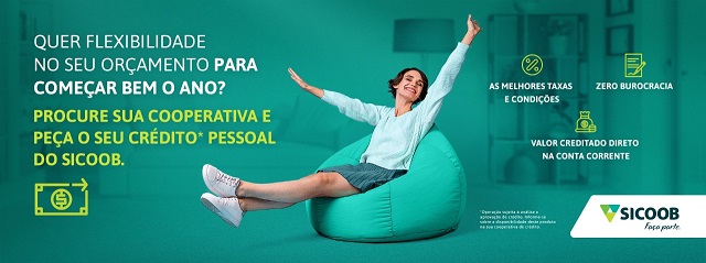 Dinheiro rápido para você usar como quiser é no Sicoob