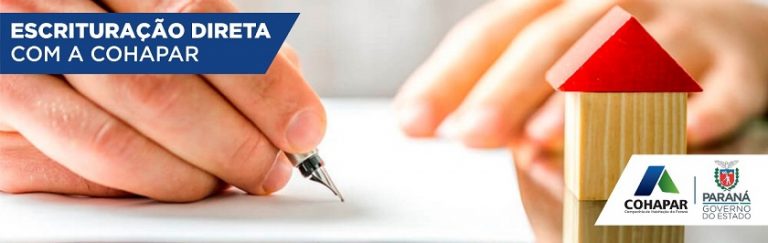 Mutuários, compradores ou ocupantes de imóveis da Cohapar terão a oportunidade para regularizar a escritura