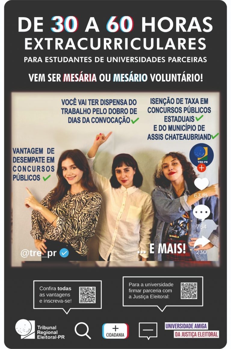 Vantagens e benefícios de ser voluntário nas eleições 2022