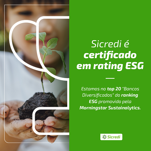 Sicredi é certificado por Rating ESG