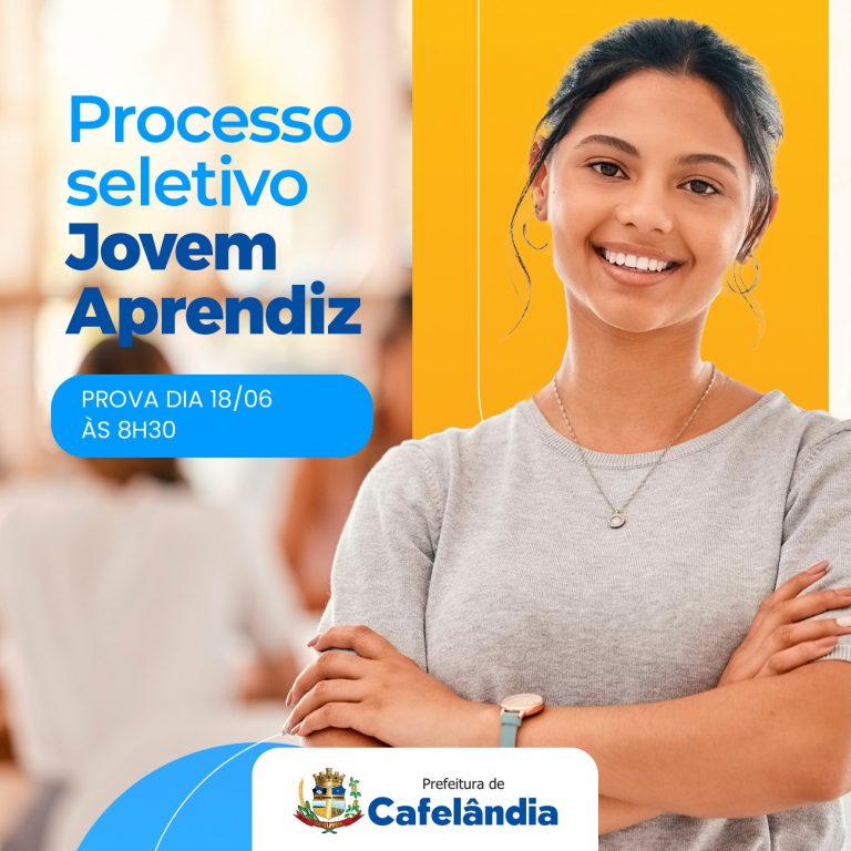 Prova do Jovem Aprendiz da Prefeitura de Cafelândia acontece no domingo, 18