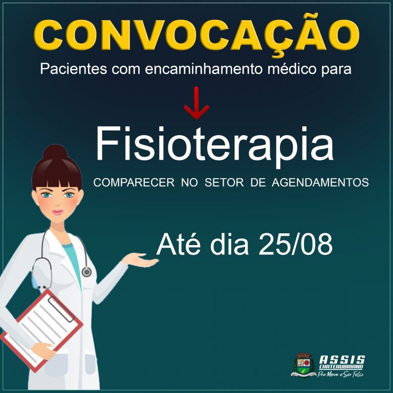 Secretaria de Saúde de Assis Chateaubriand convoca pacientes.