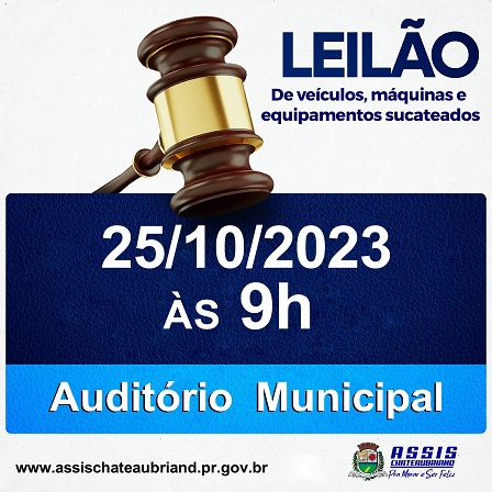 ARTE LEILÃO DE SUCATAS